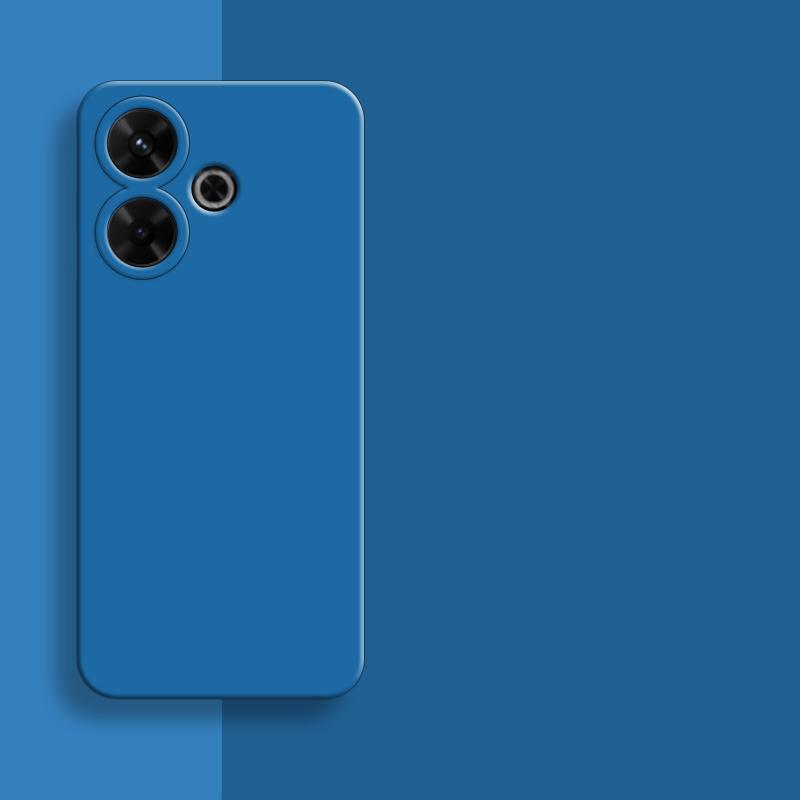 For Xiaomi POCO M6 4G Case For POCO M6 Cover 6.79 Inch Original Liquid Silicone Rubber Shockproof Bumper Case For POCO M6 4G