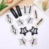 2000s Hair Clip Five-pointed Star Snap Clip Hairpin Teens Girl Hairstyling Tool