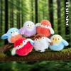 Animal Plush Toy Bird Keychain With Soft Short Plush For Kids And Students