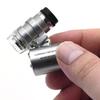60x Juwelierlupe mit LED UV-Licht Taschenlupe Juwelierlupe Einstellbarer Fokus Mini-Mikroskop für Edelsteine Münzen