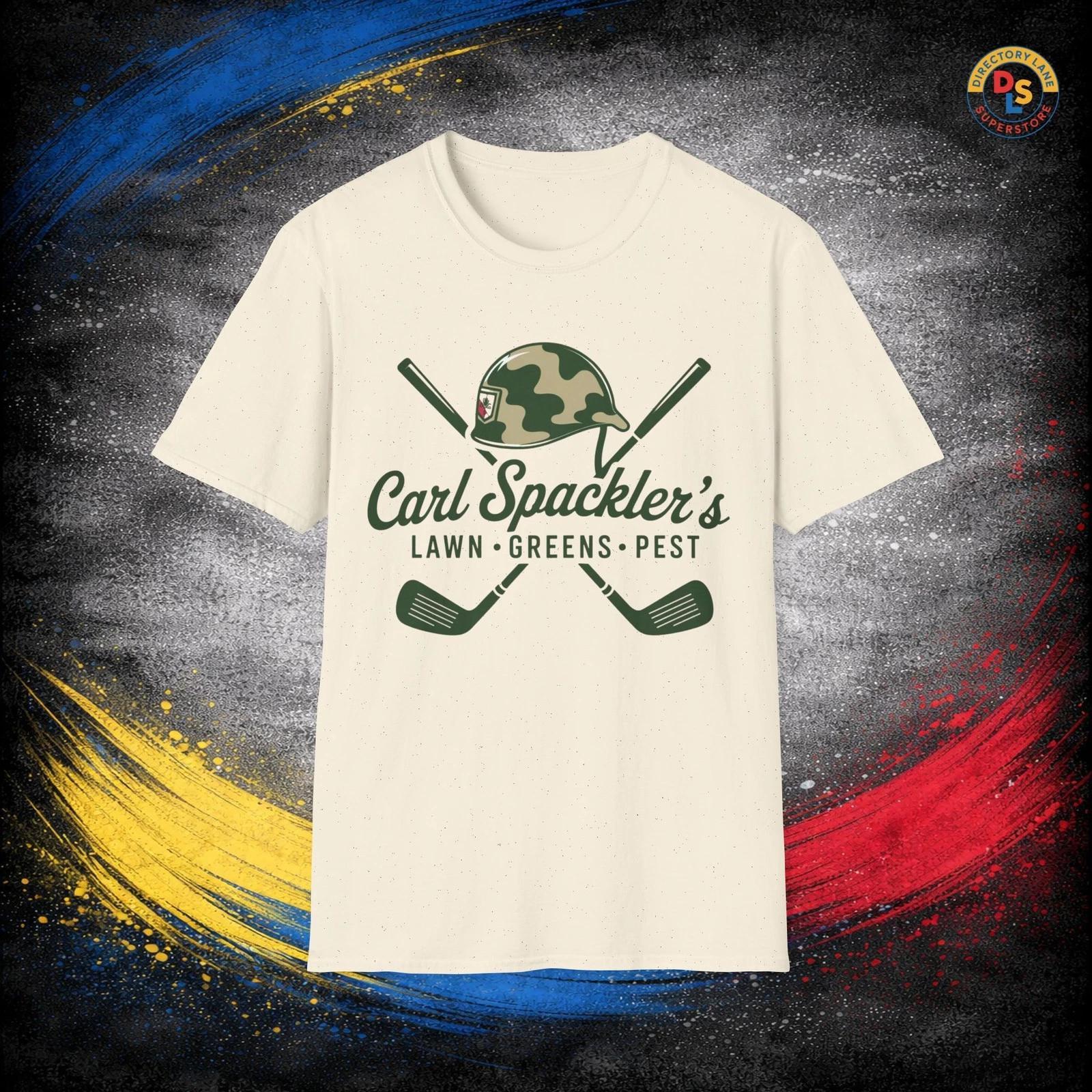 

Carl Spackler s Lawn Greens Pest T-Shirt Caddyshack Movie Unisex Softstyle Tee L