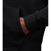 Jordan Logo Print Zip-Up Hooded Jacket Men Outerwear Black FJ7772-010