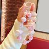 Beaded Phone Bracelet Strap,Phone Beaded Wrist Strap Phone Bracelet Lanyard for Women Phone Keychains Charm