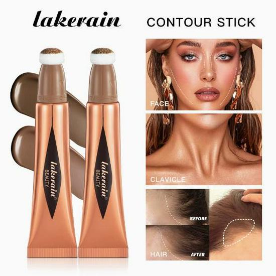 Lakerain Multi-Functional Makeup Stick: Blush, Liquid Contour, Highlight, Nose Shadow, Brightener. Blush Liquid 05#