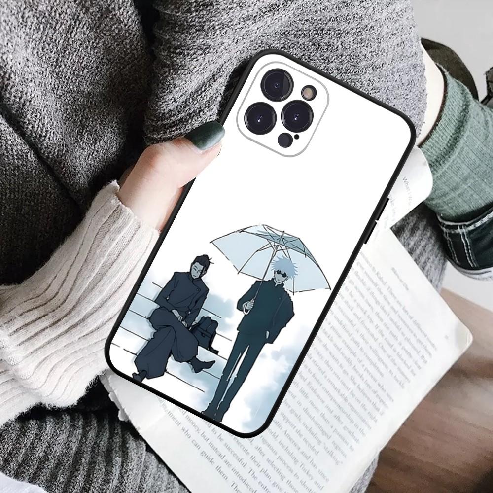 

J-Jujutsu K-Kaisen Geto Gojo Anime Phone Case For IPhone 16 15 8 7 6 6S Plus X SE XR XS 14 11 12 13 Mini Pro Max Mobile Case iPhone 13 mini