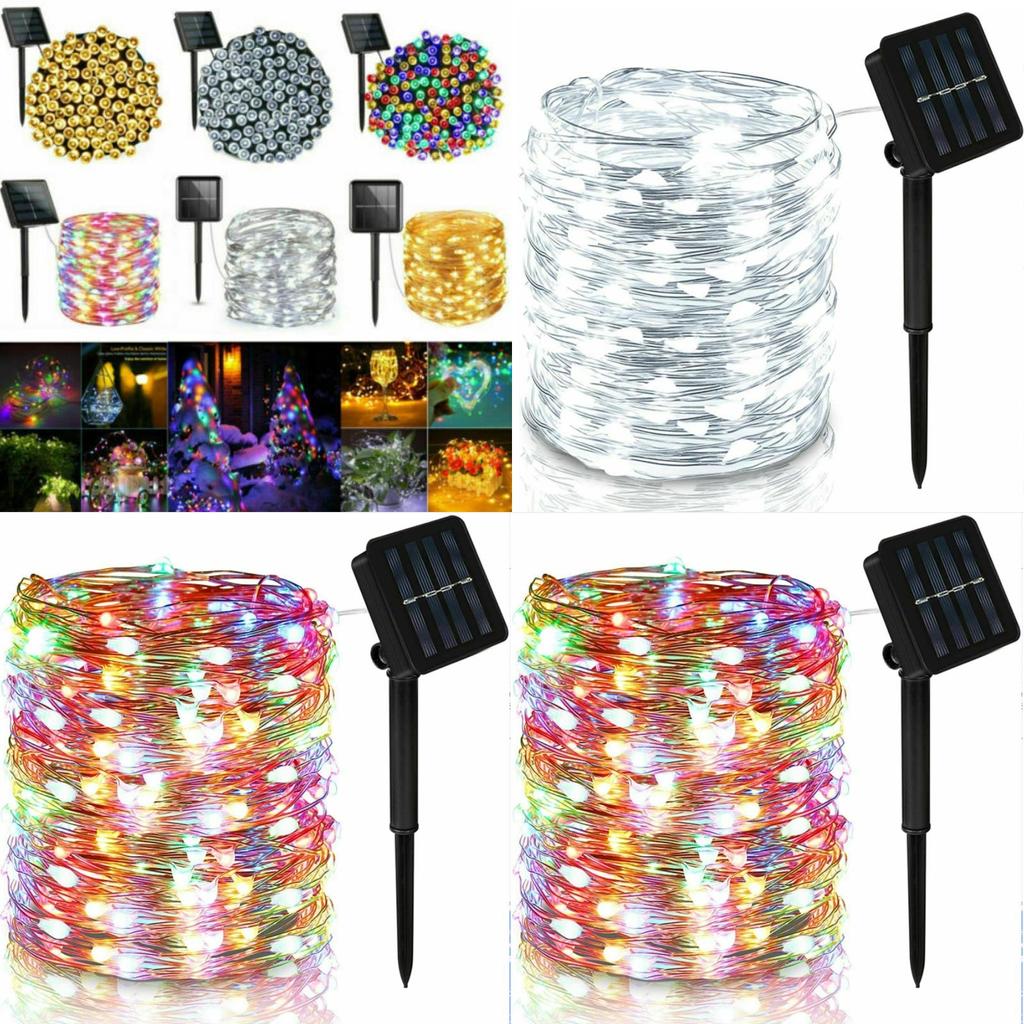 Bright And Energy-efficient Solar Fairy Lights For Outdoor Parties