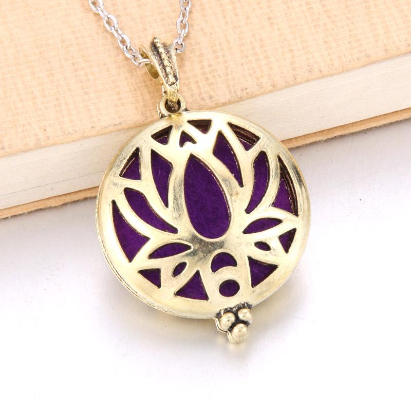 Aromatherapy Necklace Tree of Life Diffuser Jewelry Vintage Open Locket Pendant Essential Oil Perfume Aroma Diffuser Necklace