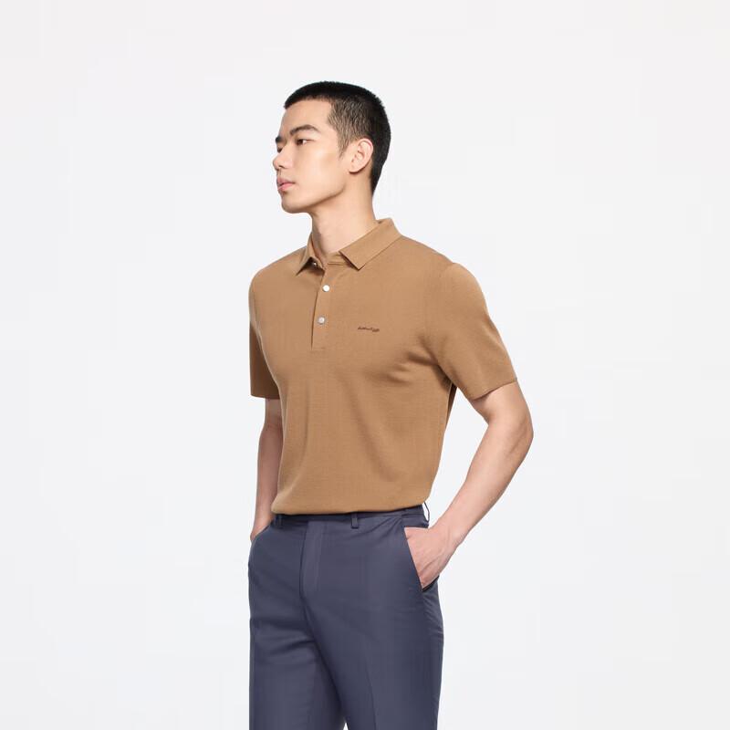 K-Boxing Men's Business Wool Short Sleeve T-Shirt BTLE3704