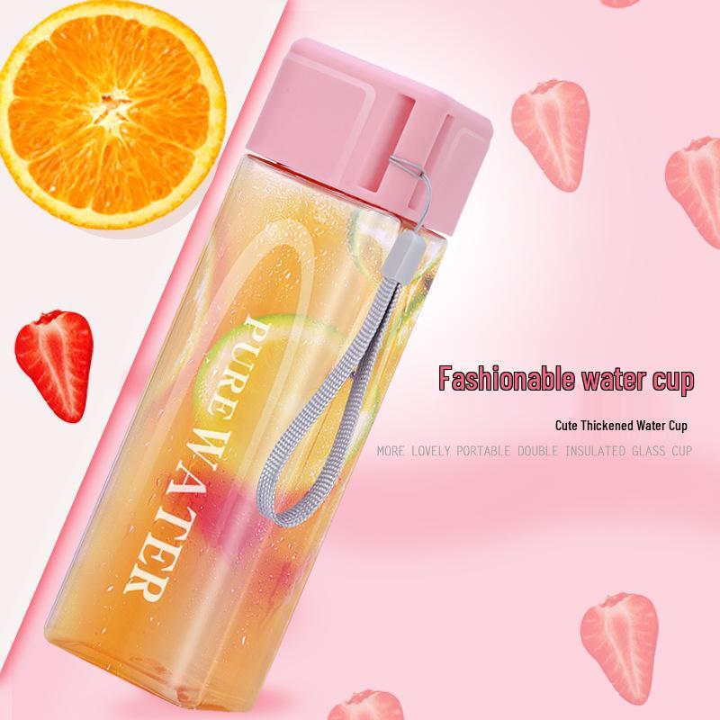 Personalized Leak-Proof & Drop-Resistant Square Travel Cup - Custom Logo.