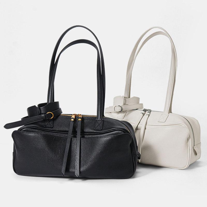 New Women's Bag Genuine Leather Luxury Designer Women Shoulder Bag Soft Cowhide Handbags Fashi High Quality Baguette Bags