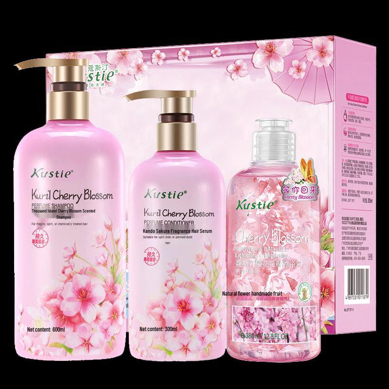 KOSÉ Thousand Island Cherry Blossom Scent Hair and Body Care Set