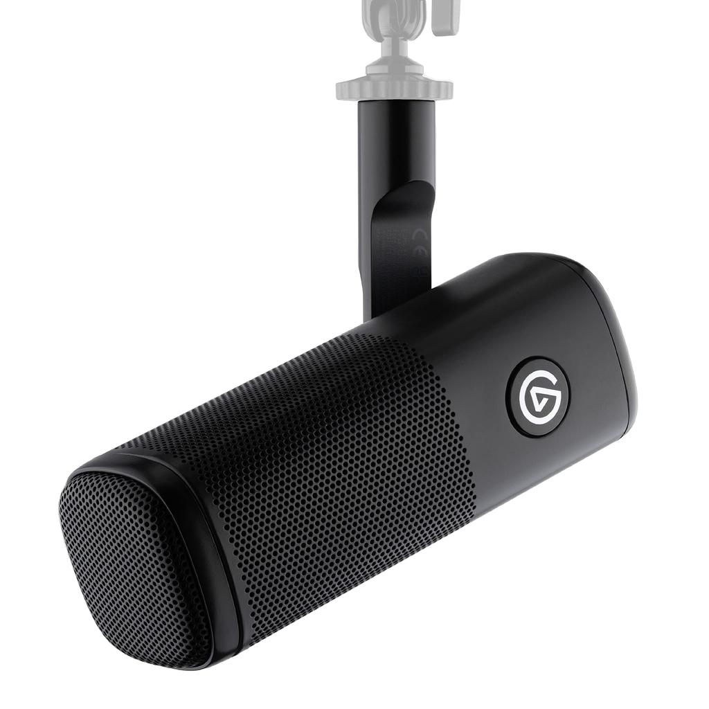 Elgato Wave DX - Dynamic XLR microphone, cardioid pattern, noise-rejecting, speech-optimized for podcasting, streaming, and broadcasting, no signal