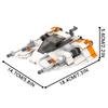 MOOXI Weltraumkrieg Panzer Modell Bausteine DIY Diorama Erwachsene Kinder Spielzeug Bausteine Set Montessori Geschenke Raumdekoration