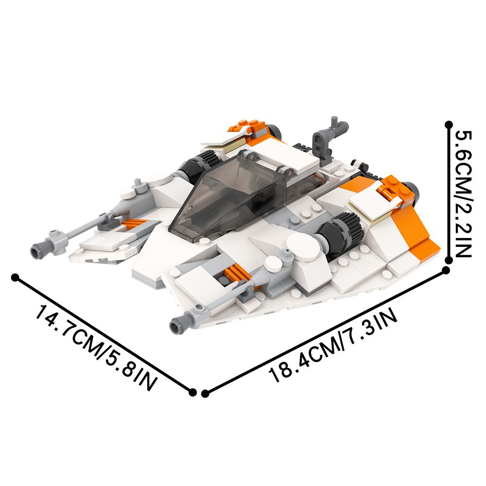 MOOXI Hvězdné války Bojový tank Model Cihličky DIY Dioráma Dospělí Děti Hračky Stavebnice Montessori Dárky Pokojová dekorace