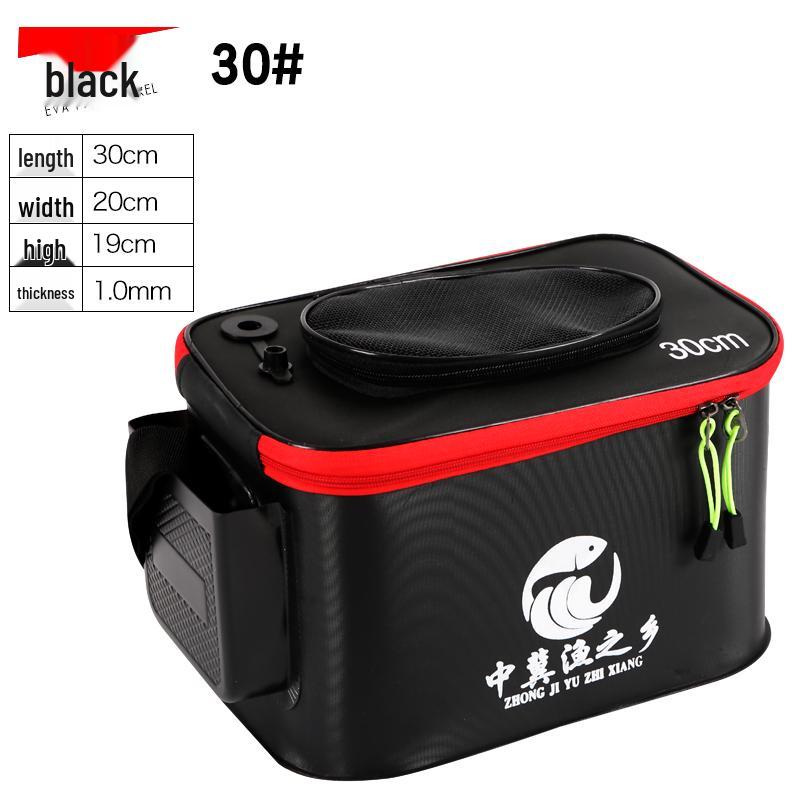 Foldable Live Fish Bucket - Portable Fishing Bag/Box for Wild Fishing