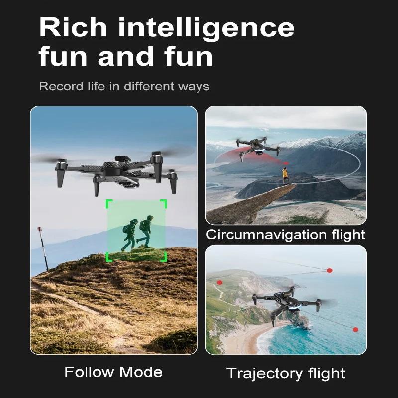 Foldable Mini Brushless Motor Drone, Quadcopter Remote Control Aircraft, High-definition Aerial Photography, Optical Flow Positioning