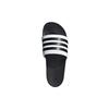 adidas Adilette Comfort Slip Resistant Slide Slippers Unisex Black White GZ5893