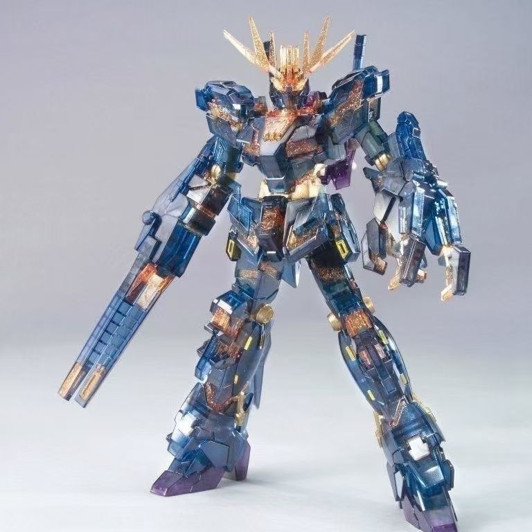 New XINGDONG Model 1/144 HG Unicorn Banshee Limited Color-transparent Theatrical Version Assembly Model Kit Action Figure Model