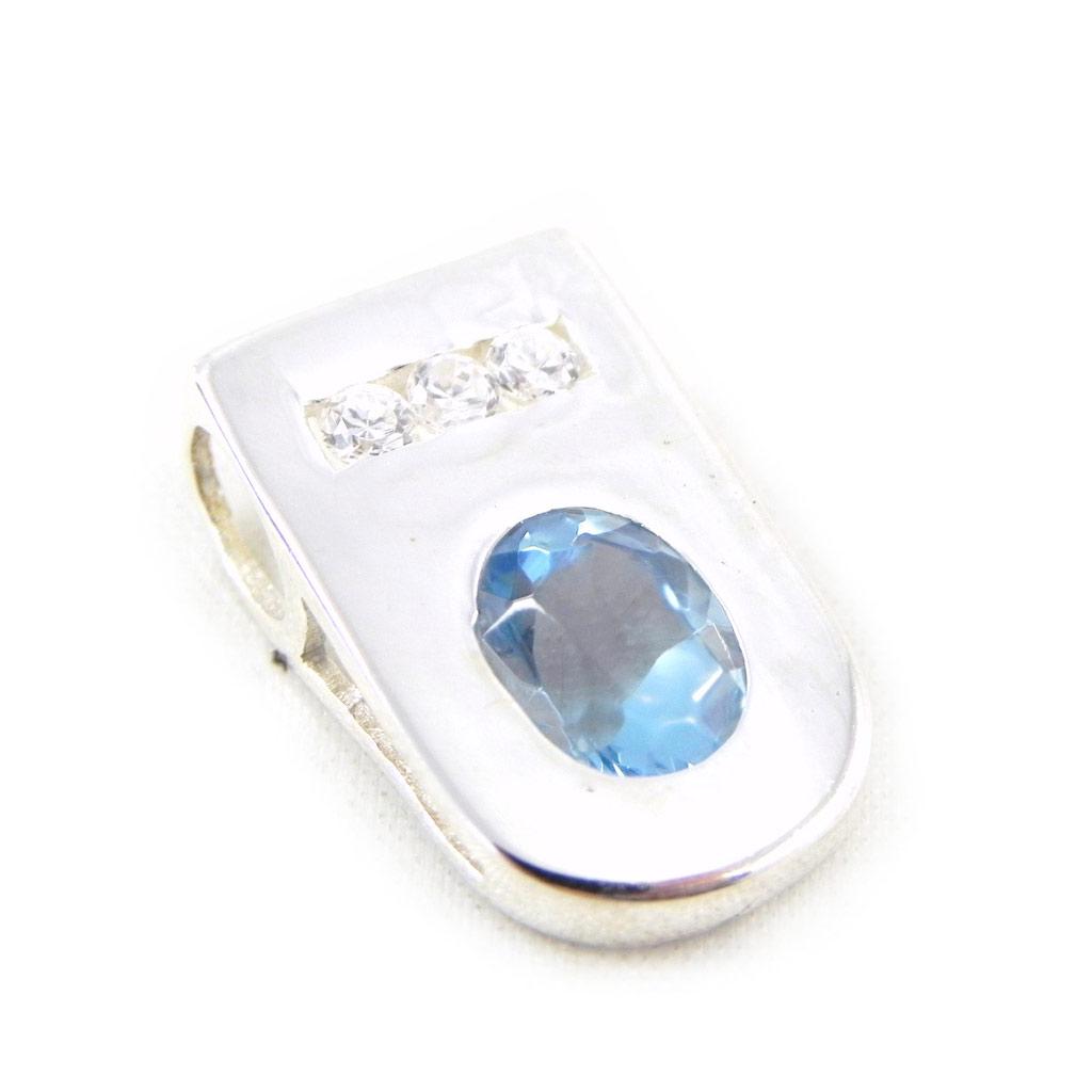 Les Trésors De Lily [E5568] - Pendentif Argent 'Mobile' Turquoise Blanc