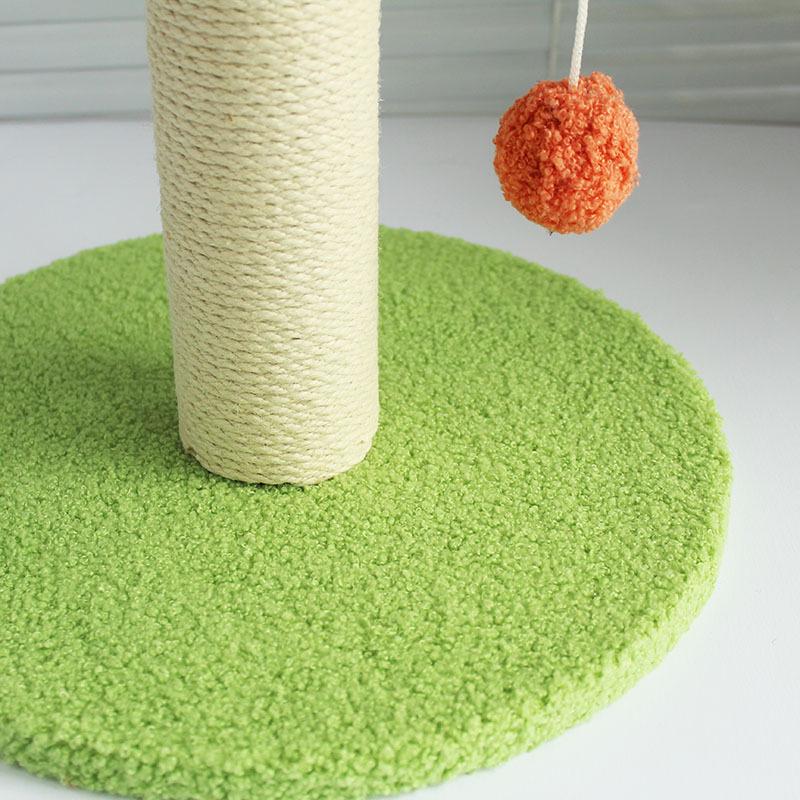 Compact Cat Tree with Sisal Scratching Post, Bed, and Scratch Board for Small Spaces - Ideal for Kittens and Adult Cats