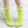 Vintage Frilly Ruffle Ankle Socks Short Sock Socks Boat Socks