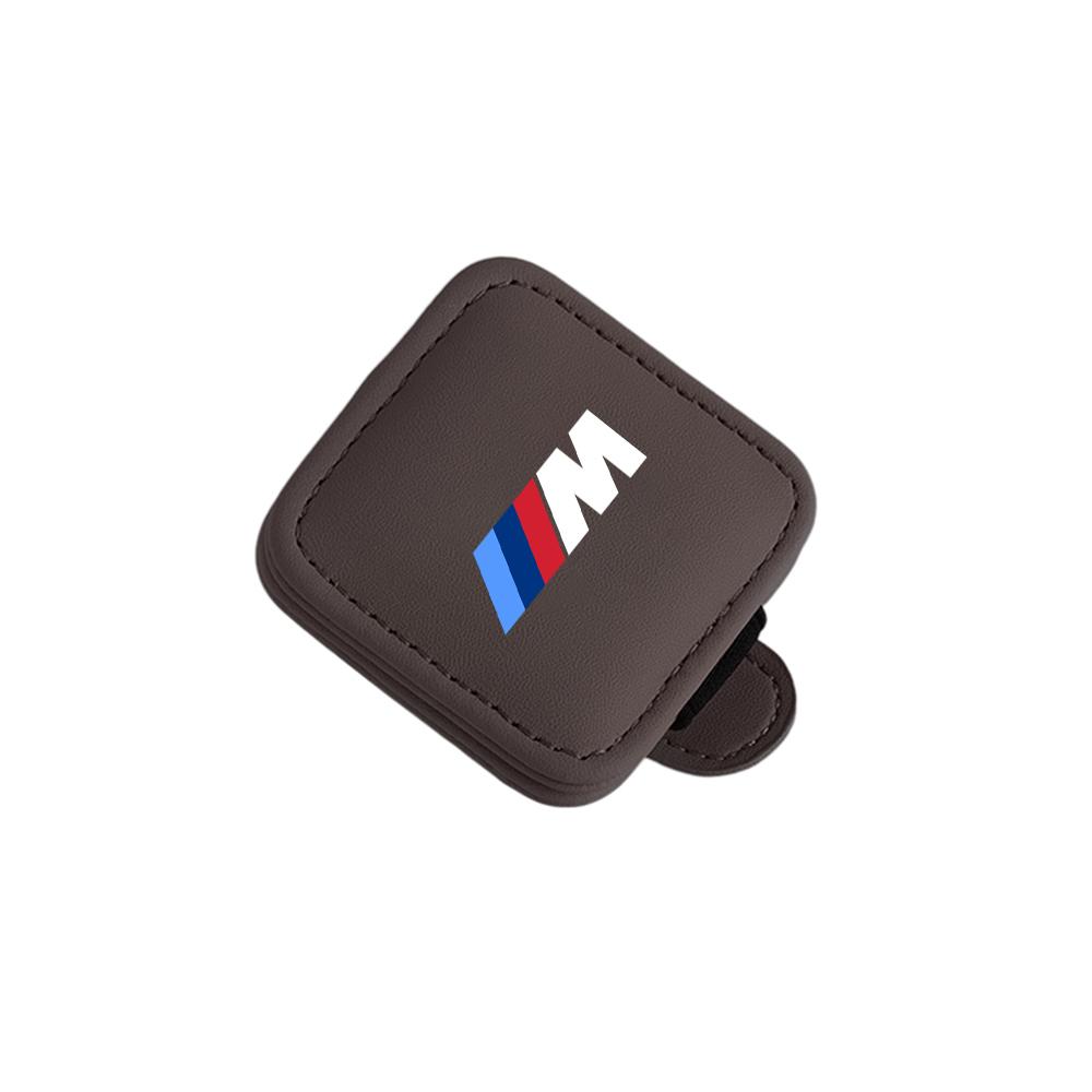 1Pcs Leather Glasses Clips Car Sun Visor Sunglasses Fixed Holder For BMW X1 X2 X3 X5 X4 X6 X7 G30 G20 G32 G11 G12 F40 F30 F20
