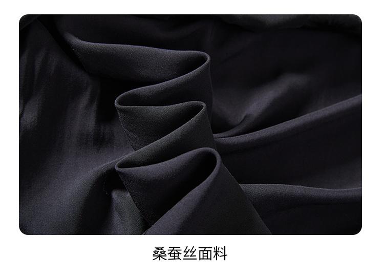 100% Mulberry Silk Burnt Flower Jacquard Dress