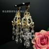 Medieval Gorgeous Pendant Earrings With A Light Luxury High-end Feel Retro Palace Baroque Pearl Banquet Flamboyant Style