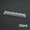 DIY Transparent Thin Plate Figures 3024 3023 Building Blocks 1x1 2X2 1x2 Dot Assemblage Educational Construction Clear Brick Toy