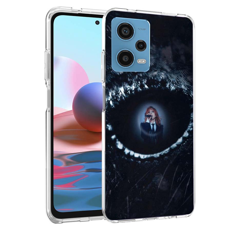 Mylene Farmer Phone Case For Redmi Note 13 12 14 15 Pro Plus 13R 11 11T 11E 11S 10 Pro 10S 9 9S Cover Cell Clear TPU Capa Cases