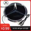 Adesivo per Auto Per Mercedes Benz Logo Luce Griglia Anteriore Auto Distintivo LED 3D Per Mercedes Benz W447 Classe V VITO Emblema Decorazione Luminosa
