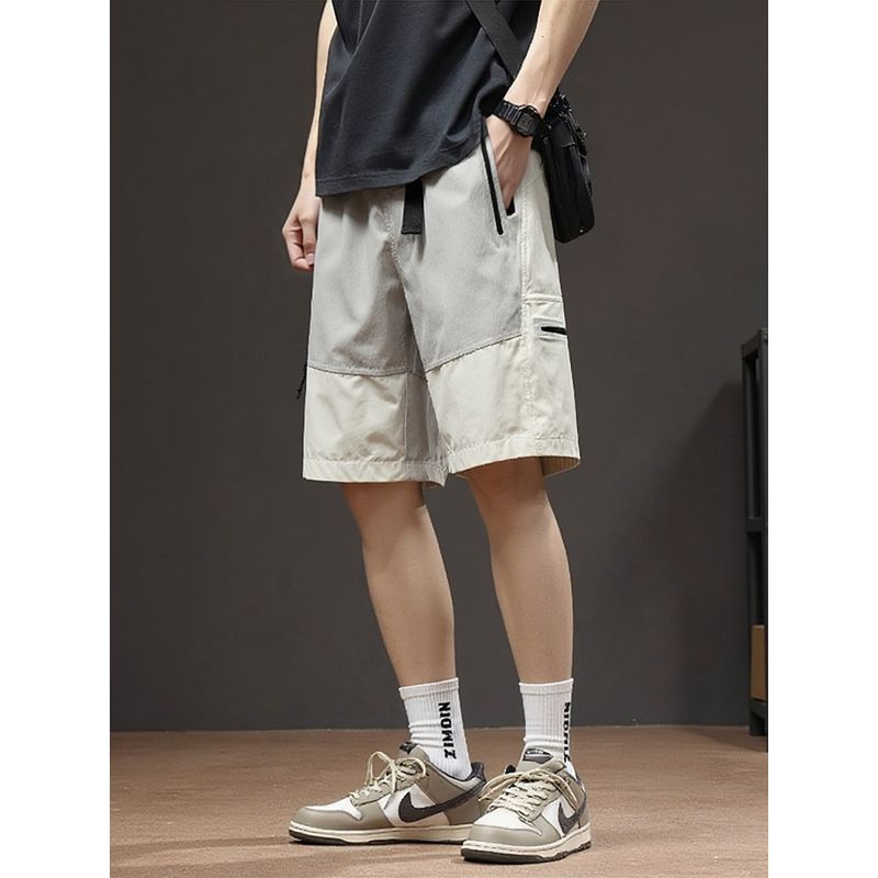 Mountain Style Outdoor Sports Quick-Drying Cargo Shorts Men's Summer Thin Cropped Pants Foreign Trade Men's Casual Pants