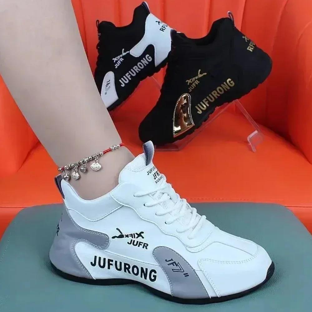Fashion Summer New Breathable Ladies Lace Up Sports Platform Sneakers Women Walking Designer Shoes Zapatos De Mujer