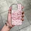 Cartoon Axolotl Cute For IPhone 17 16 15 14 13 12 11 Pro Max Plus Pro Corrugated Shockproof Matte Phone Cover
