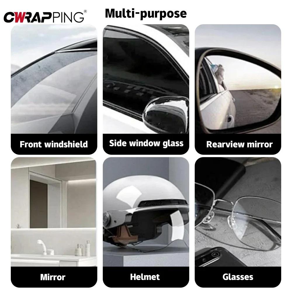 Motorcycle Helmet Glass Defogging Agent 120ml Car Windshield Cleaner Brush Cars Window Sponge Tools for Car Cleaning Accessories