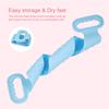 Body Silicone Brush Scrub Exfoliating Back Scrubber Bath Belt  Extended Skin Clean Brushes for Men Women Bath Scrub Clean Tool