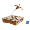 Indoor Cats Teaser Toy Sustainable Materials Curious Kitties Plaything Anxiety Reducing Hideouts Game J0MC