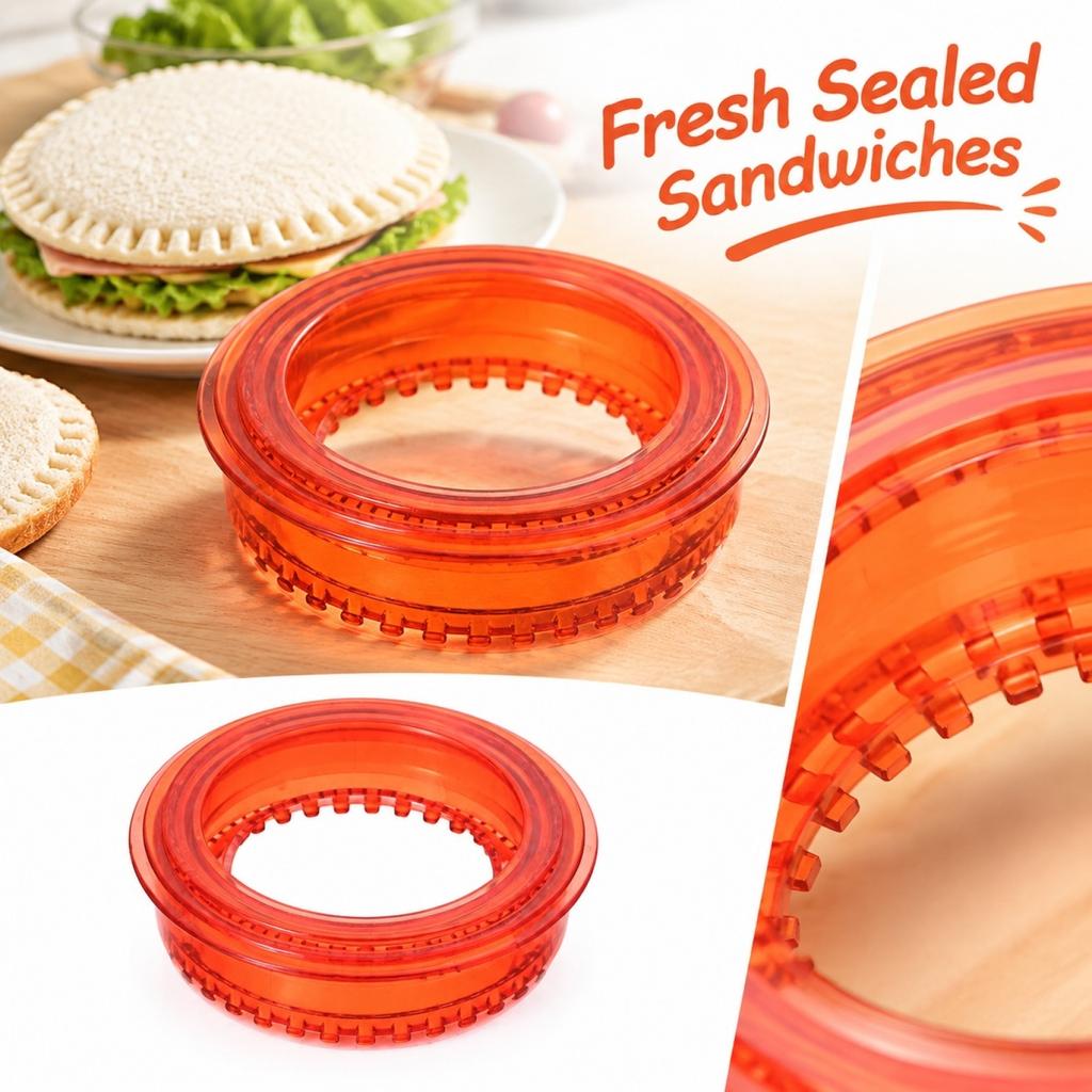 Sandwich Cutter and Sealer Set, Bread for Homemade Sandwiches, DIY Lunch Prep