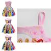 Vestito Bambina Principesse Disney Con Fiocco Misto Cotone Per Primavera Estate Età Da 3 A 8 Anni
