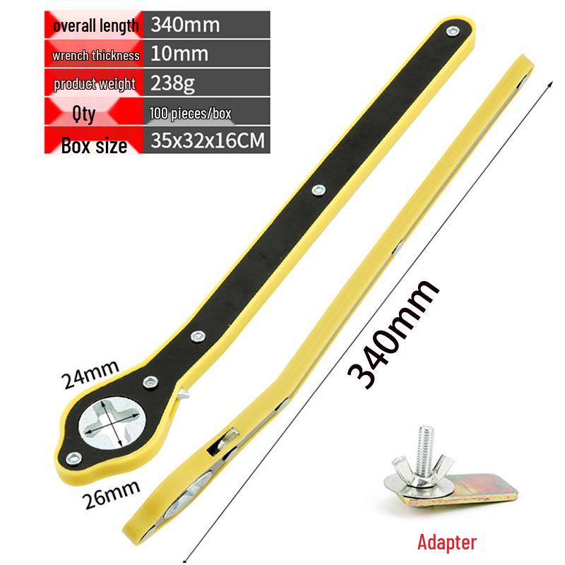 

Компактный домкрат-ножницы с трещоткой и набор ключей для легкой смены колеса