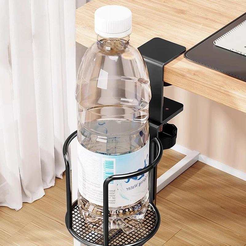 Schreibtisch-Getränkehalter Verstellbar Verbessert Armklemme Ständer 360 Grad Drehbar Tischkante Klemme Anti-Fall-Getränkehalter Aufbewahrung für Zuhause Neu