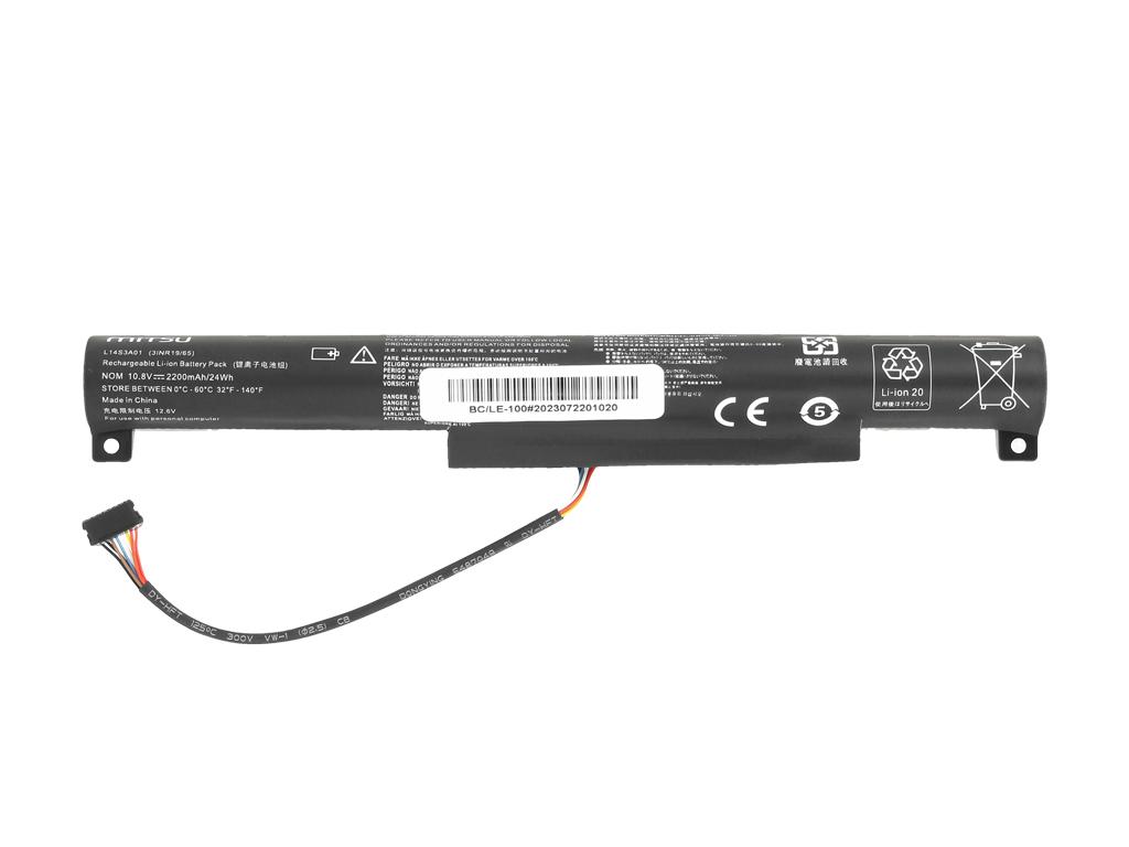 Batteria L14C3A01 per Lenovo IdeaPad 100-15IBY