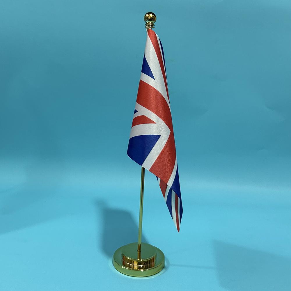 SKY FLAG Office Desk Flag of Union Jack UK British England Flag 14x21cm United Kingdom National Banner Desk Ornaments Flags