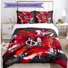 Sevilla FC Printed 3PCS Bedding Set Breathable Duvet Cover with Pillowcases Decorative Bed Linen for Bedroom Home