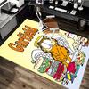 1 buc. Covoraș pentru Scaun de Birou Garfield cu Aripi de Înger - Design Anime Cartoon, Covor Antiderapant pentru Decor Acasă, Cadou Sezonier, Potrivit pentru Birou, Sufragerie, Dormitor