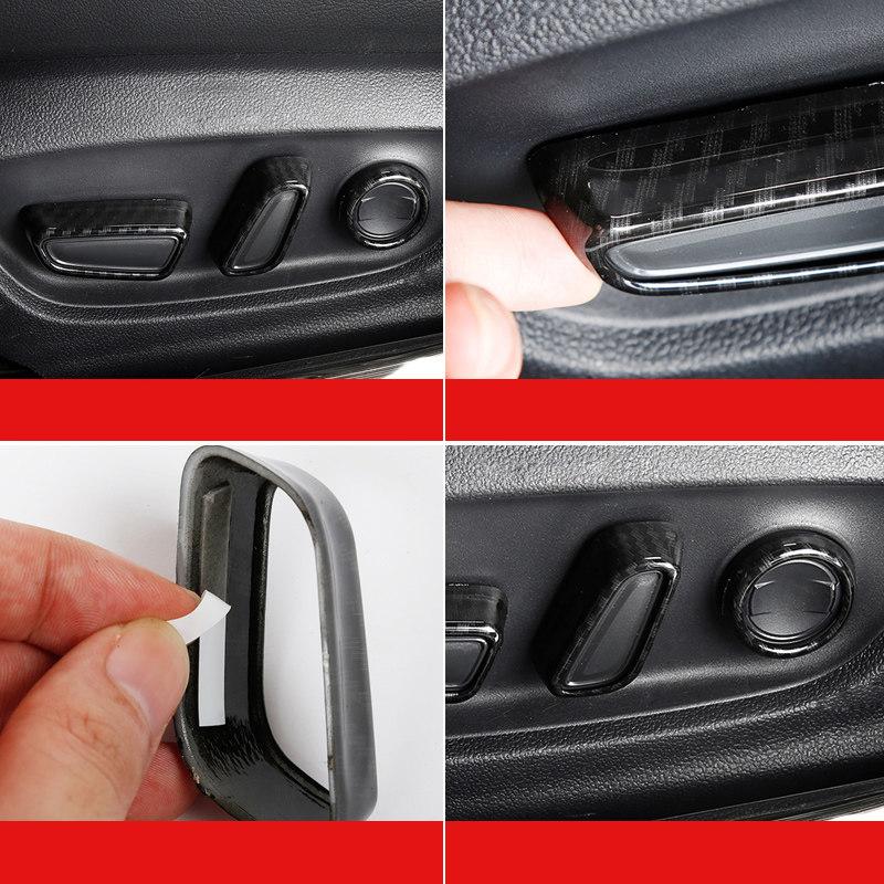 Buton de reglare a scaunului de mașină ABS Huse pentru ornamente pentru Toyota RAV4 RAV 4 XA50 2022 MK5 Accesorii de turnare interioară
