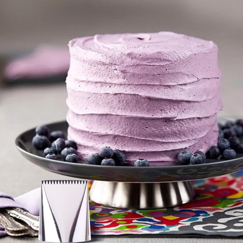 1/3 Pezzi Ugelli Extra Large in Acciaio Inossidabile Ugelli da Pasticceria per Glassa Strumenti per Decorare Torte alla Panna Punta da Pasticceria Accessori per Torte in Fondant