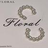 Elegant Pearl Ear Cuff Earrings for Women - No Ear Hole Needed, Stylish High-End Design.