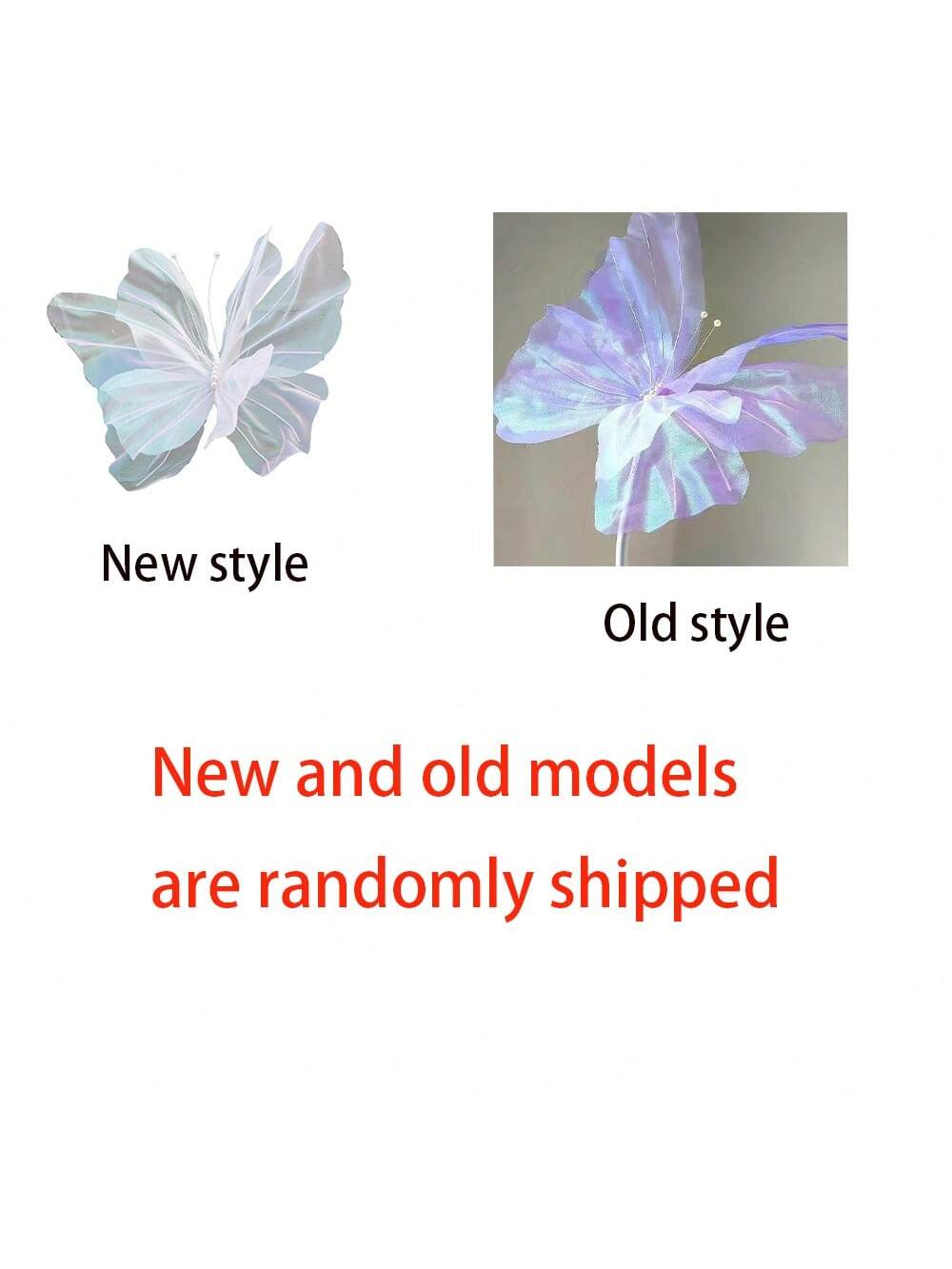 

1 шт. Шелковая пряжа Искусственная бабочка Декор Mariage Свадебная вечеринка Уличный Праздничный декор Дисплей Гигантская марлевая Искусственная бабочка белый