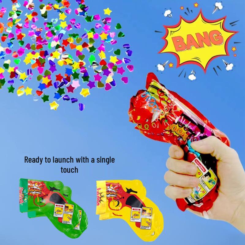 Handheld Inflatable Confetti Cannon for Celebrations